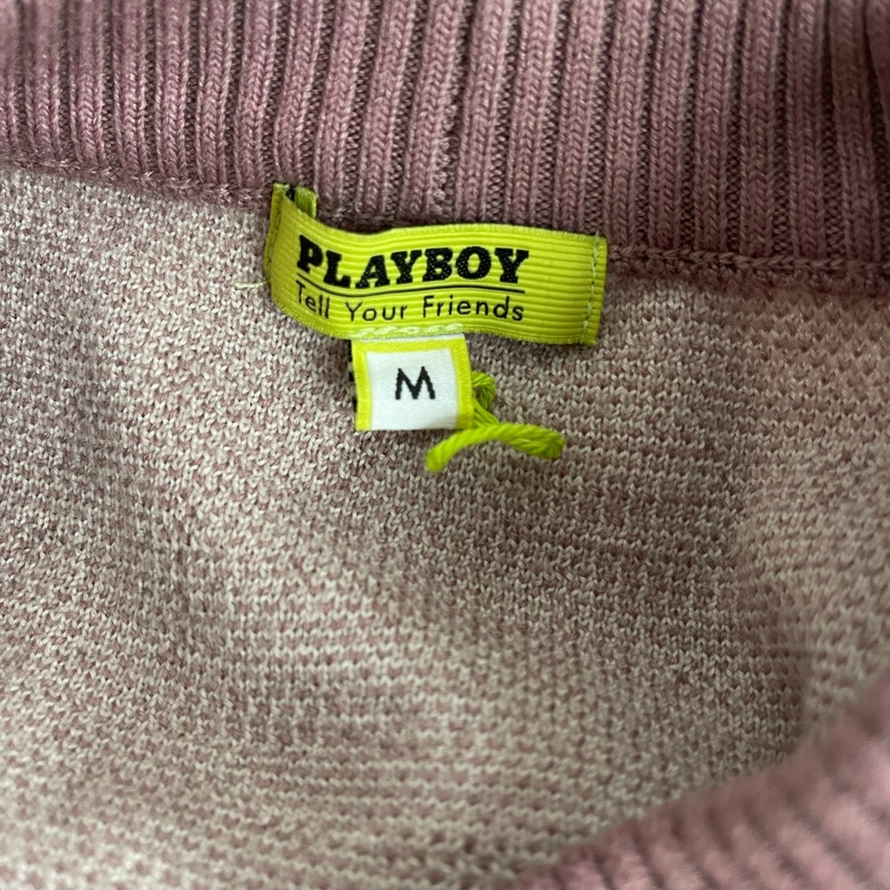 Vintage Playboy sweater size M NWOT 75% wool 25% silk - Picture 5 of 6